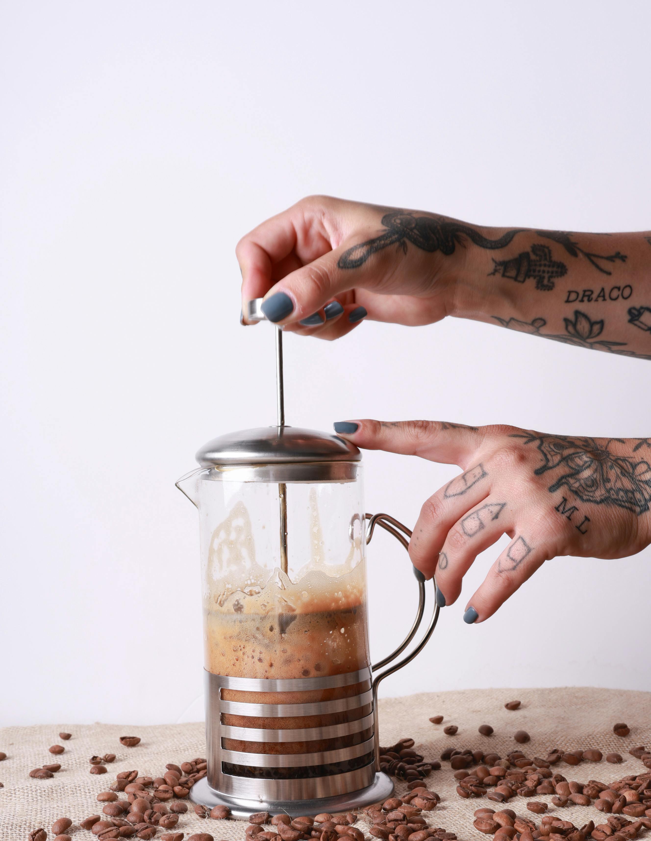 French Press Zubereitung