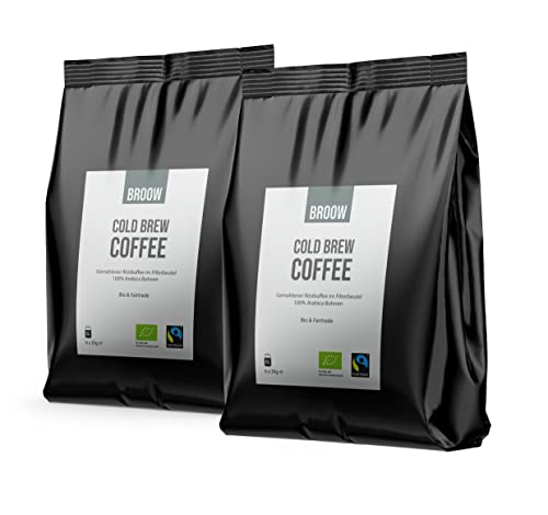BROOW Bio Cold Brew Coffee Filterbeutel 2er Pack