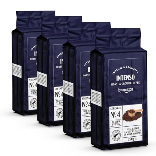 by Amazon Intenso Roast und Ground Coffee 4x250g